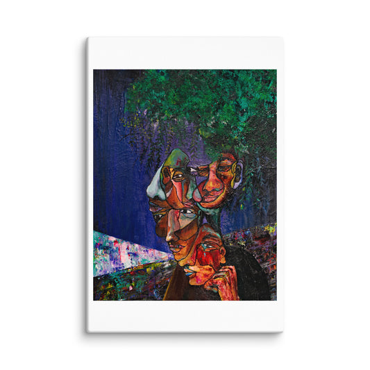 Original Artwork Canvas: ‘Entre o vício’ - Print 