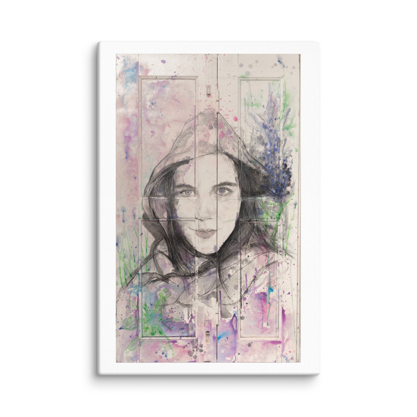 Original Artwork Canvas: ‘M’ - Print 