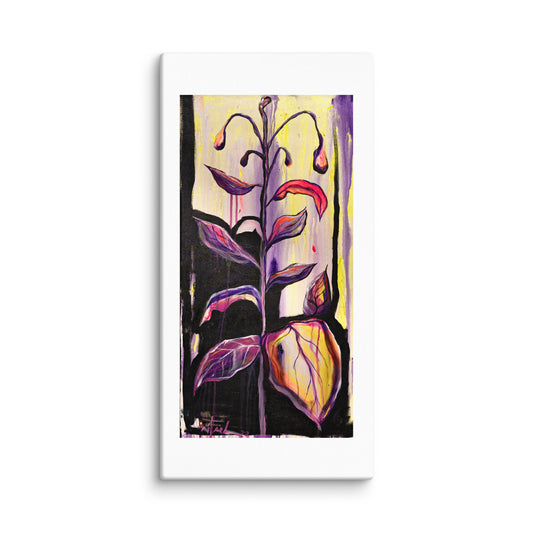 Original Artwork Canvas: ‘Neon Flowers’ - Print 